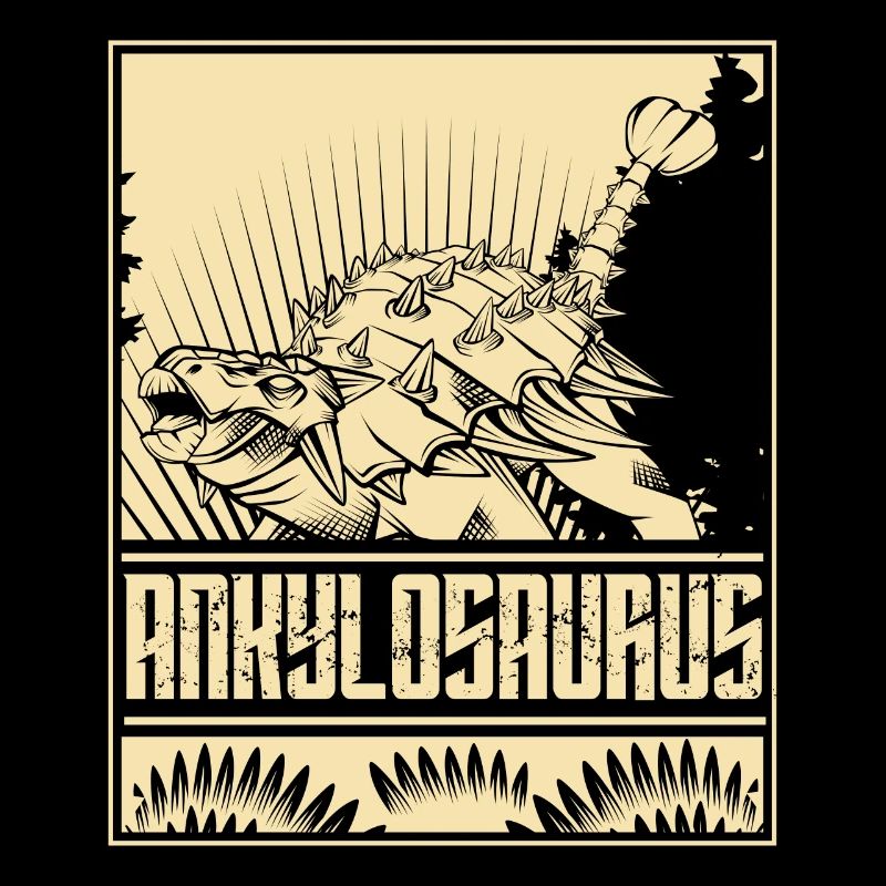 Ankylosaurus Dino Vintage