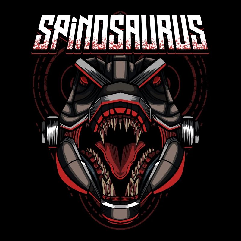 Cyborg Spinosaurus Scifi
