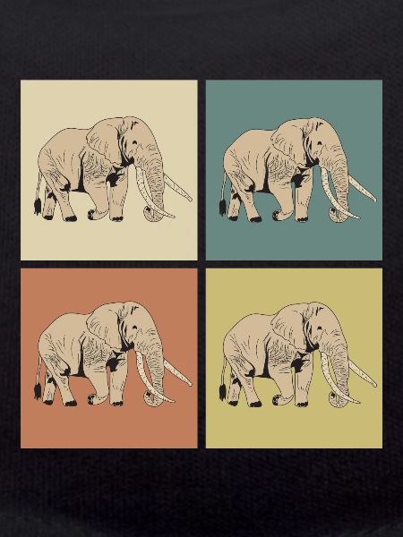 Pop-Art Elefant