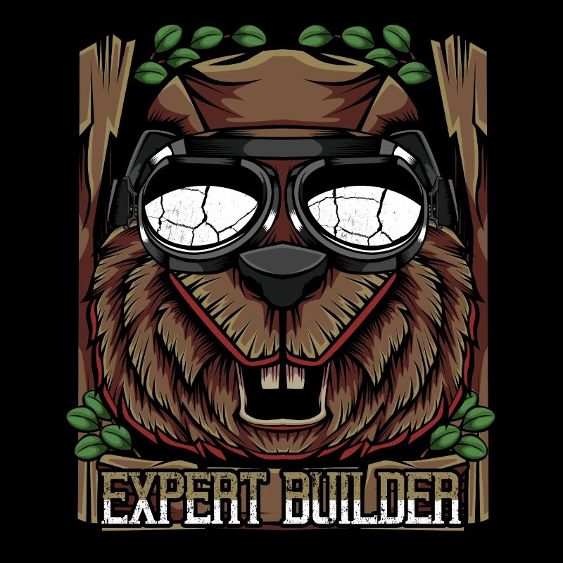 Beaver dam Constructeur d'animaux modernes