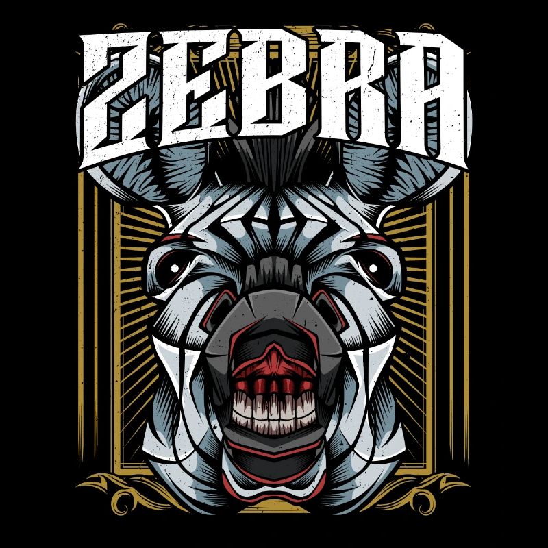 Zebra crossing zebrahead Modern Trendy horse