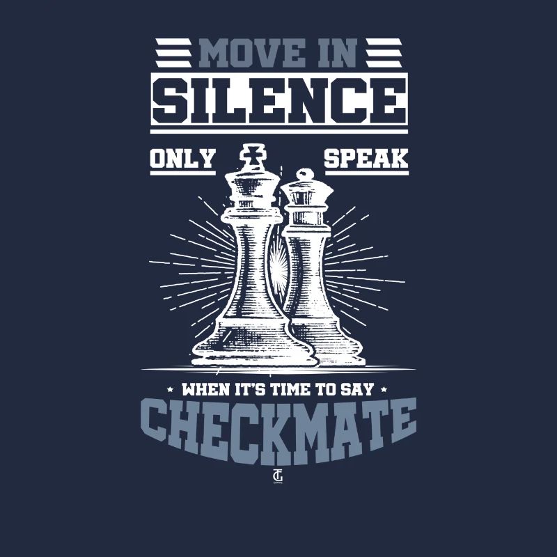 Move In Silence Only Parler aux échecs du compagnon