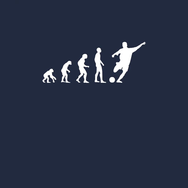 evolution fussballspieler