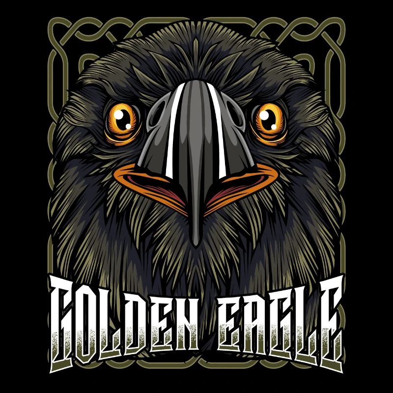 Golden Eagle | Golden eagle eagle head bird gift