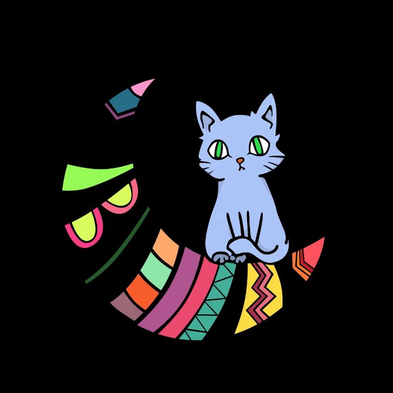 Alien Chat Alien Ufo cadeau