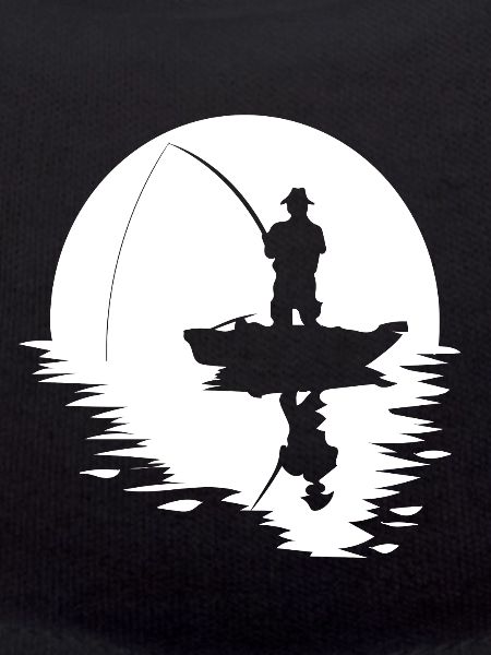 Anglers sunset fishing