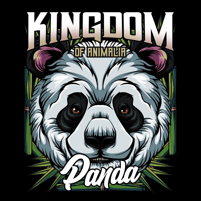 Panda Bear Bamboo Bear Grand cadeau de la faune Panda