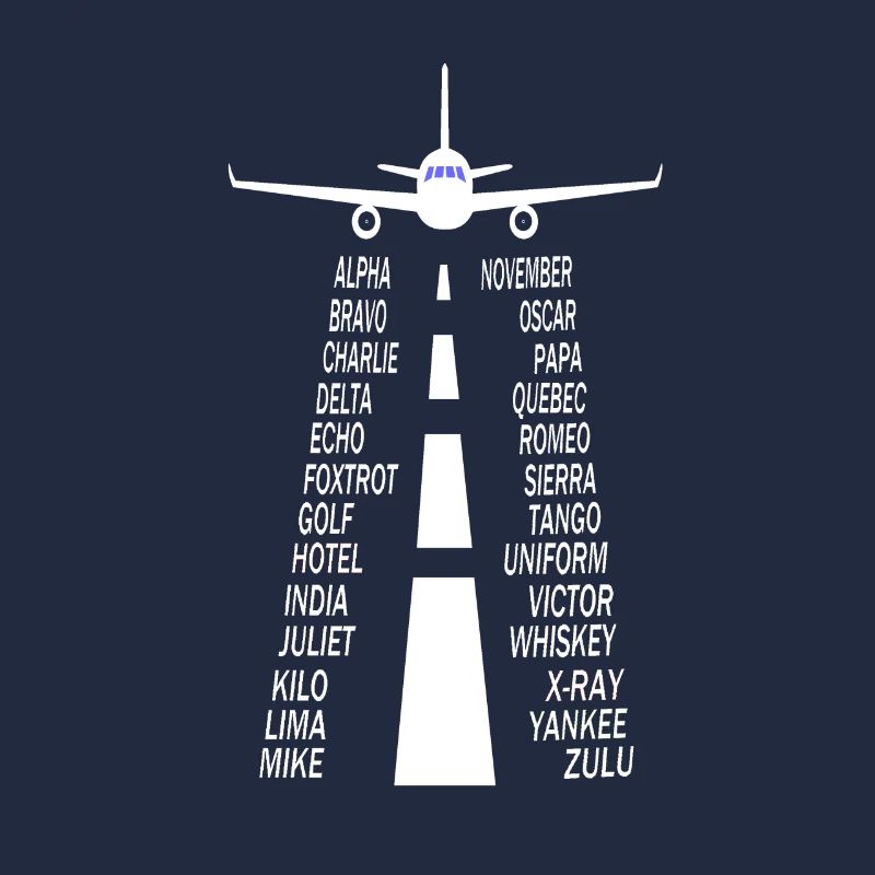 Pilot alphabet pilot airplane