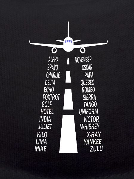 Pilot alphabet airplane