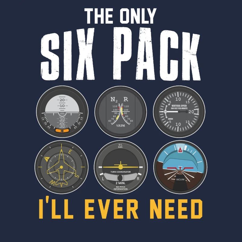 Six pack pilot plane