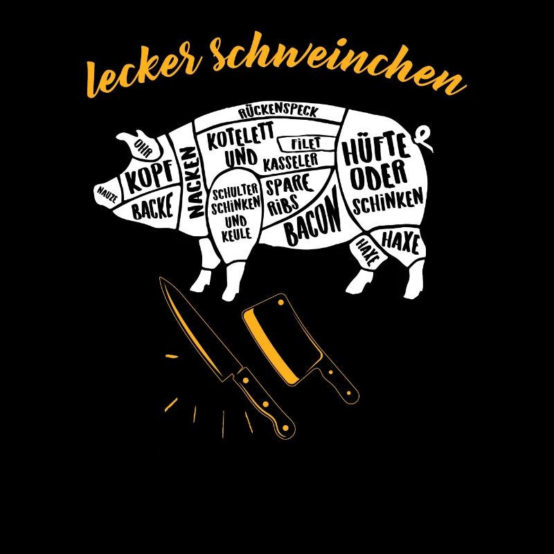 Schweinchen Metzger Schlachter Filet