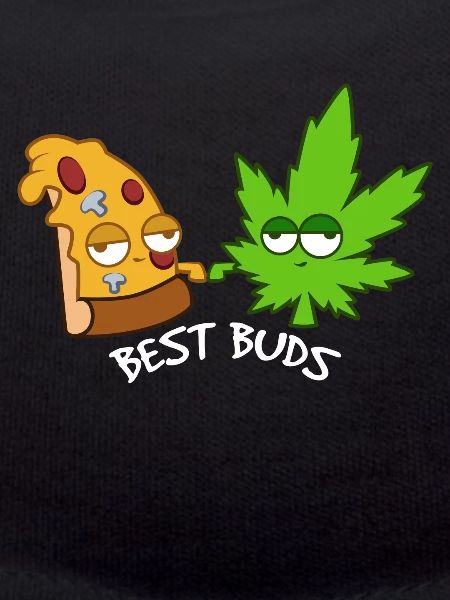 Grass and pizza