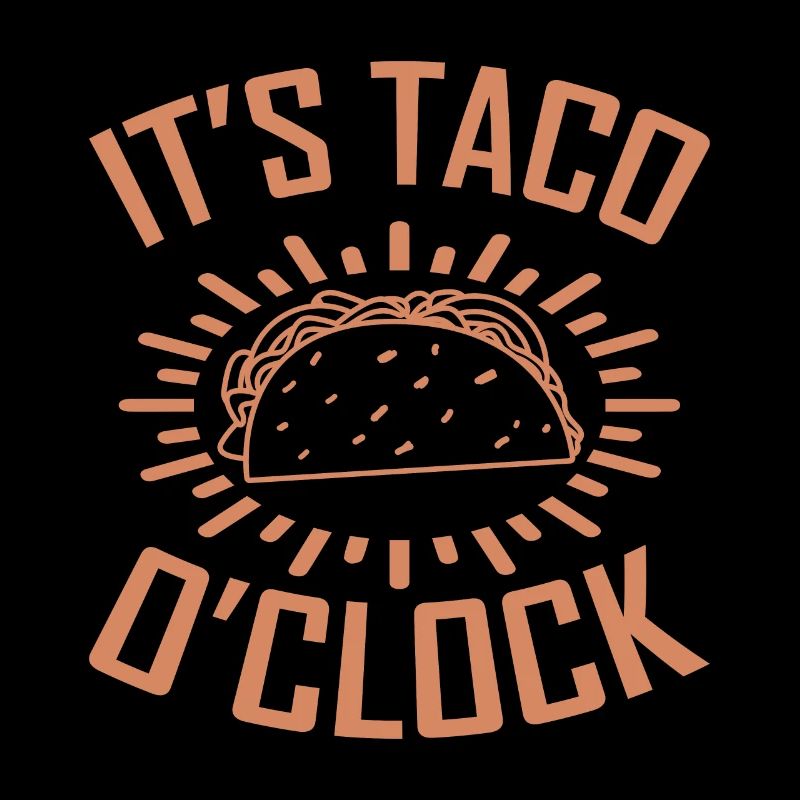 Tacos It's Taco O'Clock Cinco De Mayo Gift