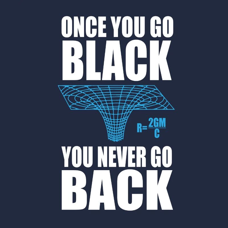 Cadeaux Black Hole Math Physics Sarcasm