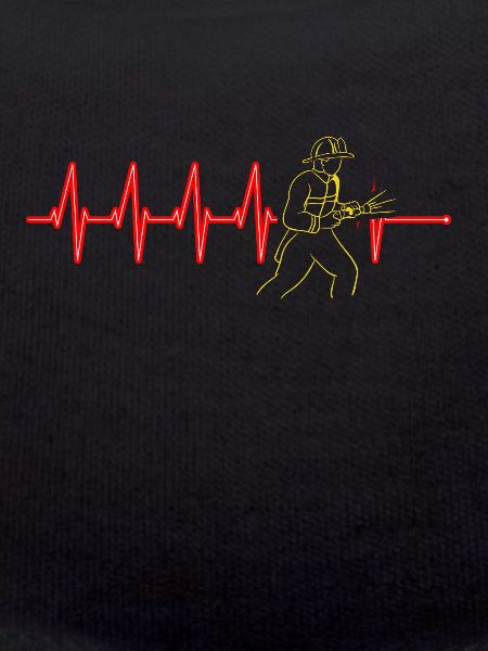 Firefighter Heartbeat Firefighting Fireman