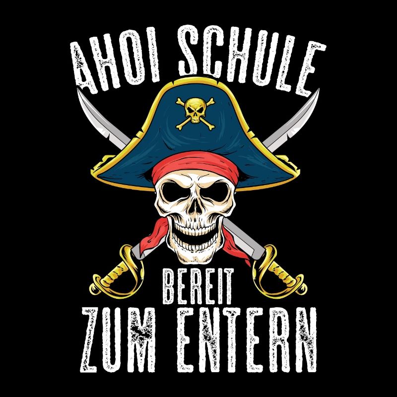 Piraten Schulkind Schulanfang Einschulung Geschenk