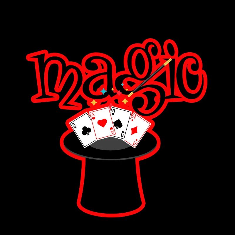 Magicien magicien avec des tours de magie