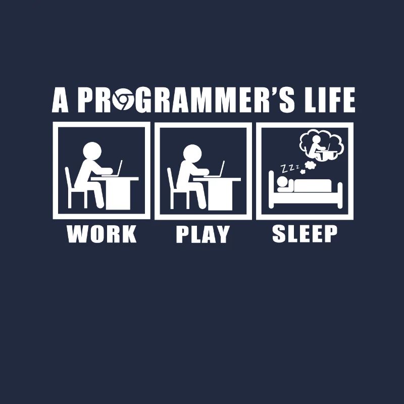 Das Leben eines Programmierers Spruch Geschenkidee