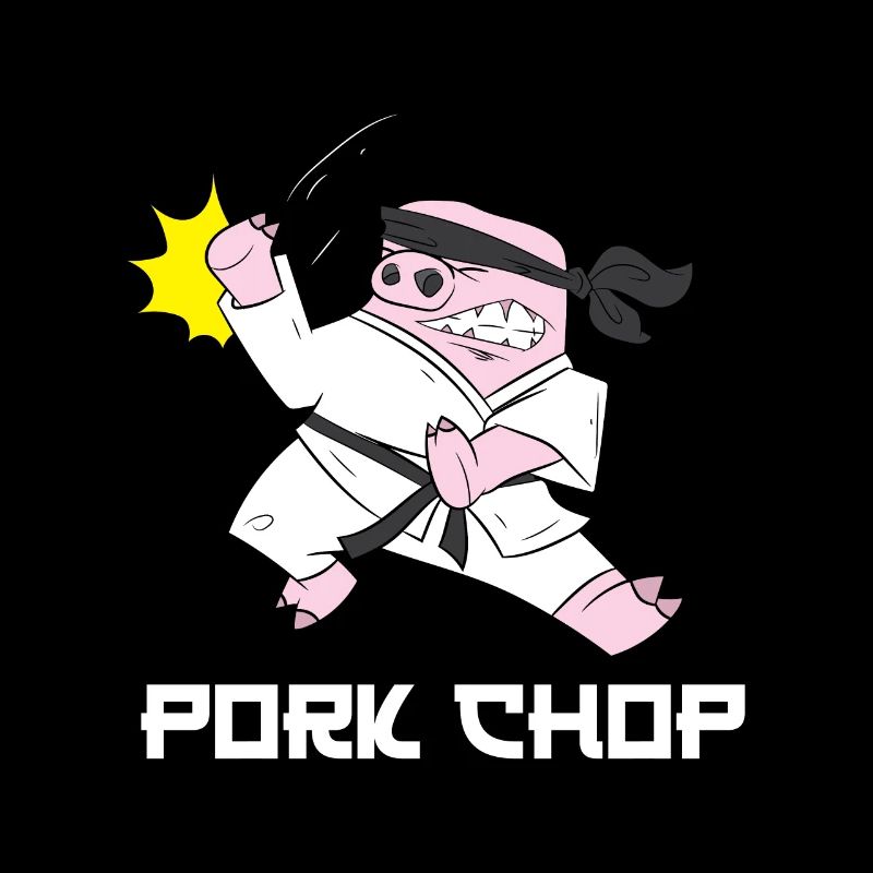 Karate Schwein Pork Chop
