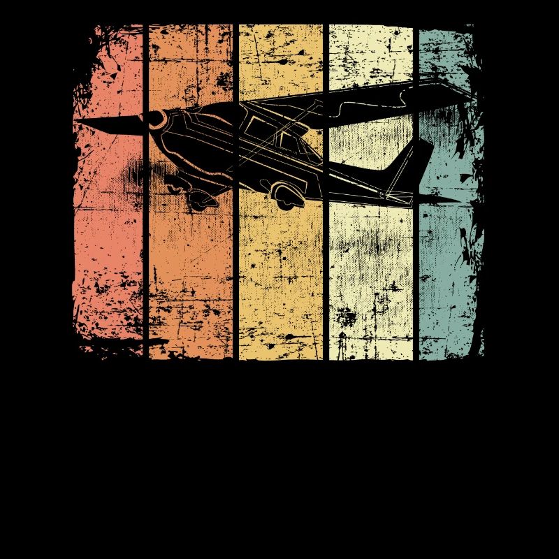 Flugzeug retro Pilot