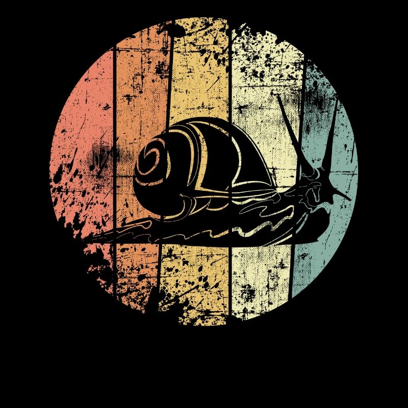 Snail snail shell retro