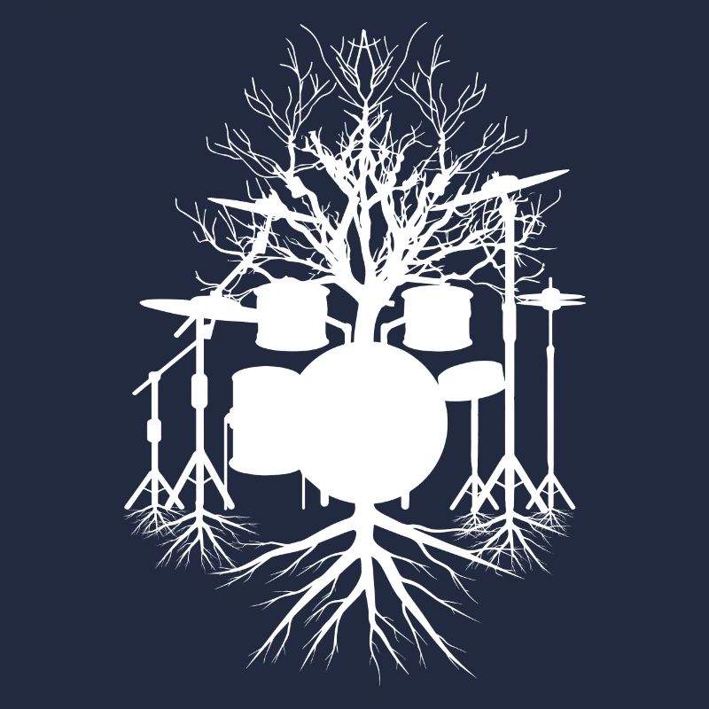 Drummer Drums With Nature Drummer Gift