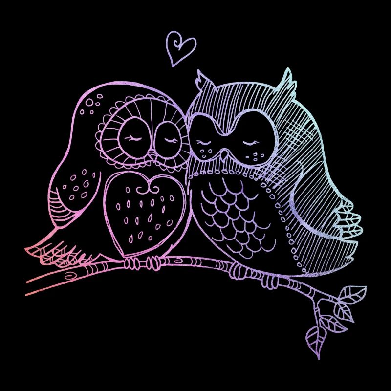 Amoureux chouettes