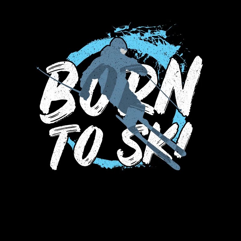 Born to Ski Skifahrer