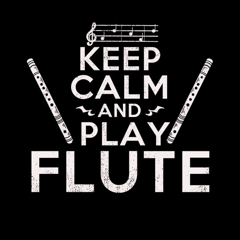 Keep Calm Flûtiste Flûtiste Idée cadeau