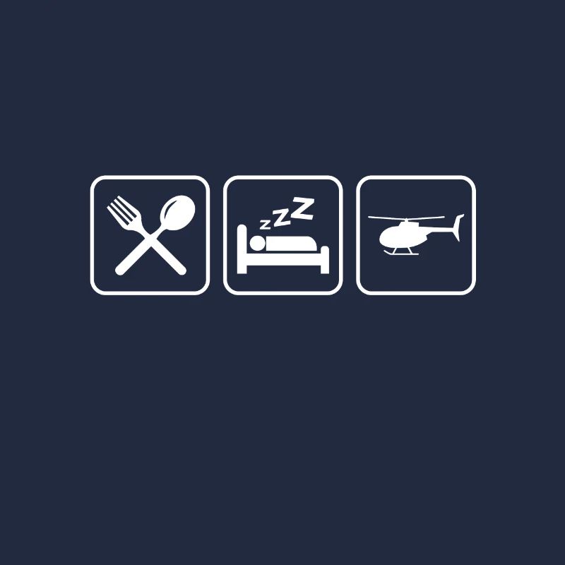 Helicopter - Eat, Sleep, Fly Helicopter