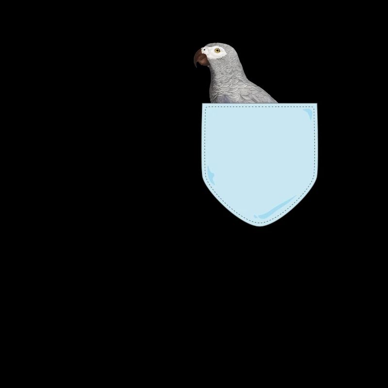Vogelbeobachter Vogelhalter Taube in einem Taschenvogel