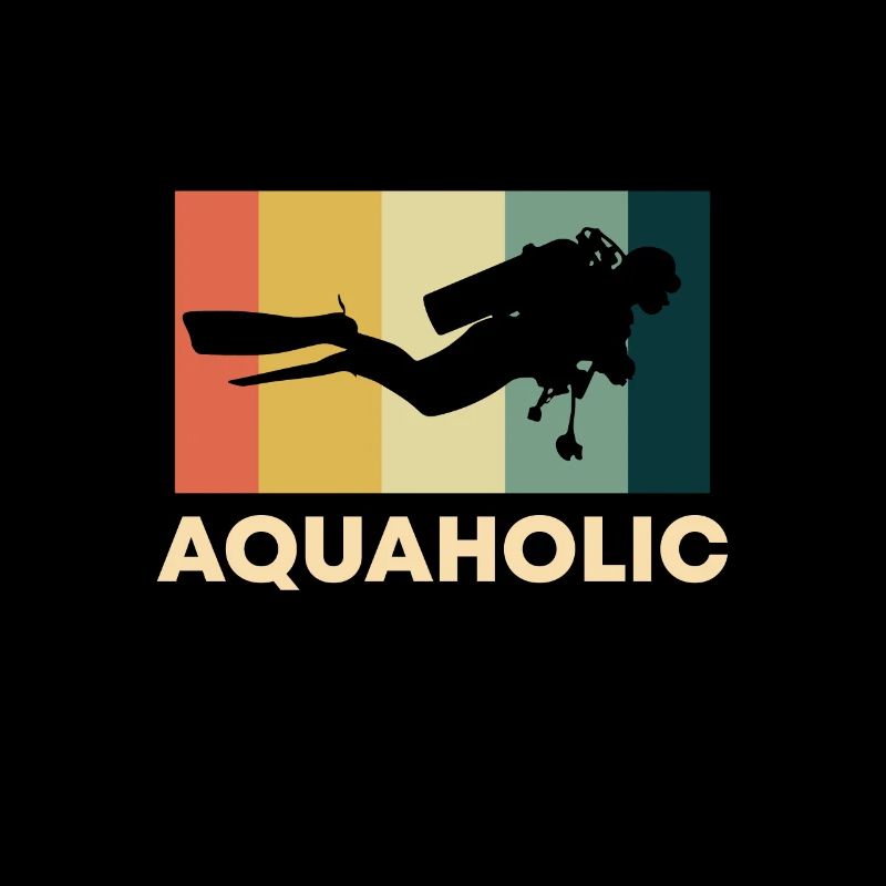 Cadeau de plongée rétro plongée I Diver Diving