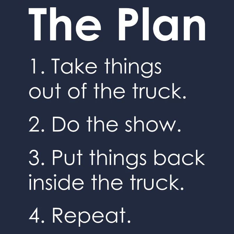 STAGEHAND CREW PLAN Lichttechniker Geschenk