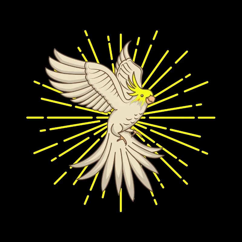 COCKATIEL IN FLIGHT Bird Gift