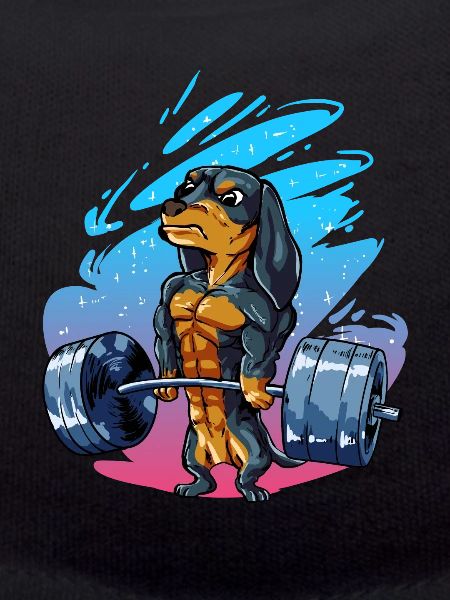 Teckel Dakel Bodybuilder