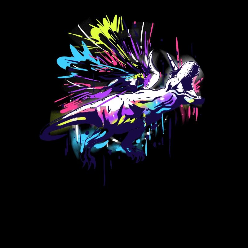 Rainbow Tyrannosaurus Rex