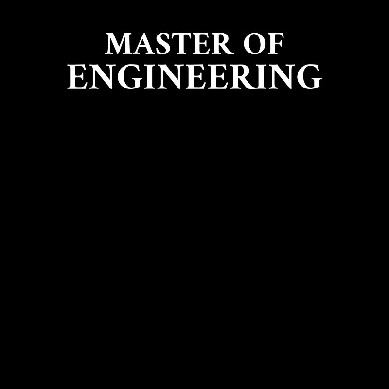 Master of Engineering T-Shirt Geschenk