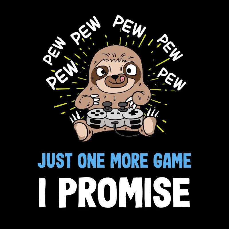 Gamer Sloth Gaming design