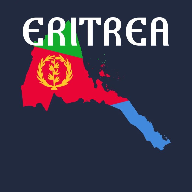 Eritrea Map Habesha Flag Gift Idea