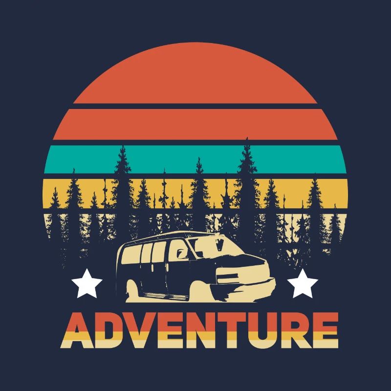 Cadeau de camping-car rétro I Van Camping Bus
