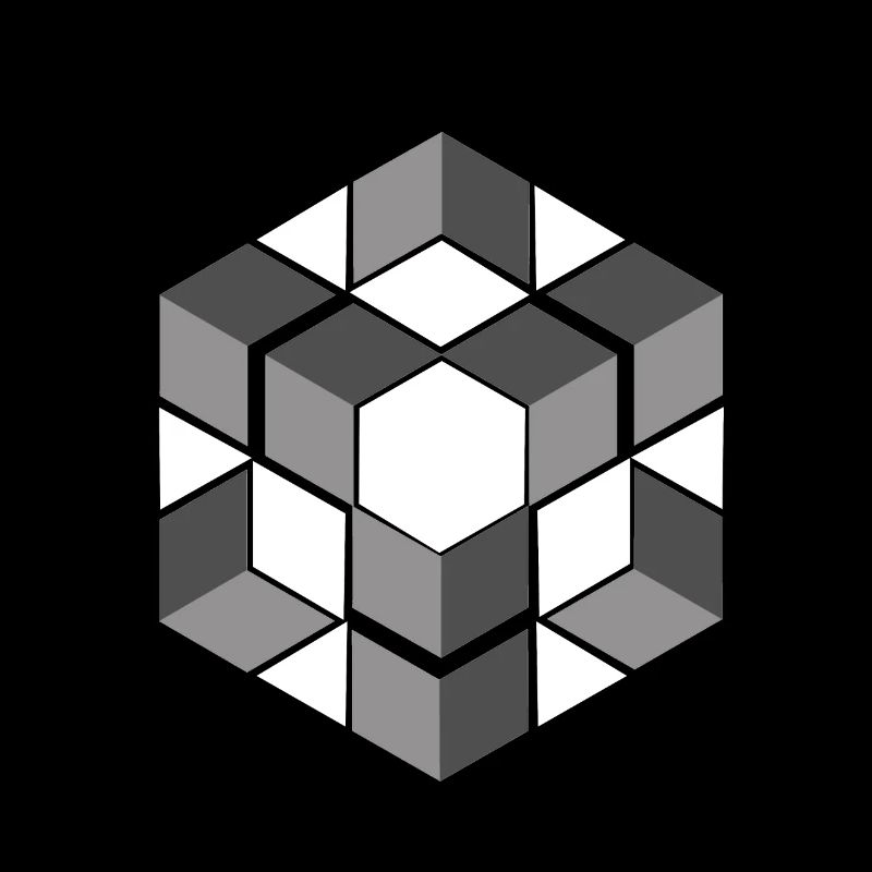 Graphique de modèle sans couture de cube géométrique