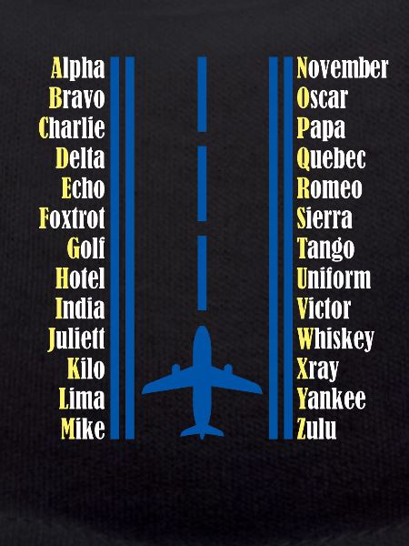 Pilot pilot alphabet