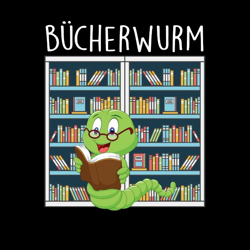 Bucherwurm dans la bibliothèque