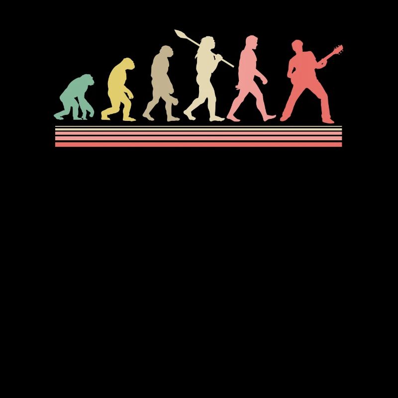 Gitarrist Gitarre Evolution