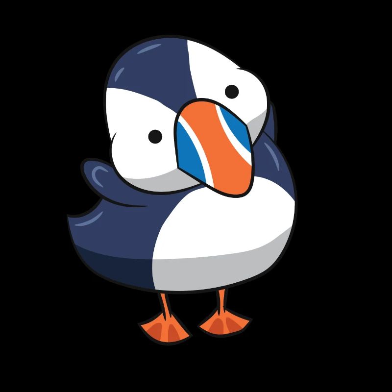 Puffins - cute and cuddly