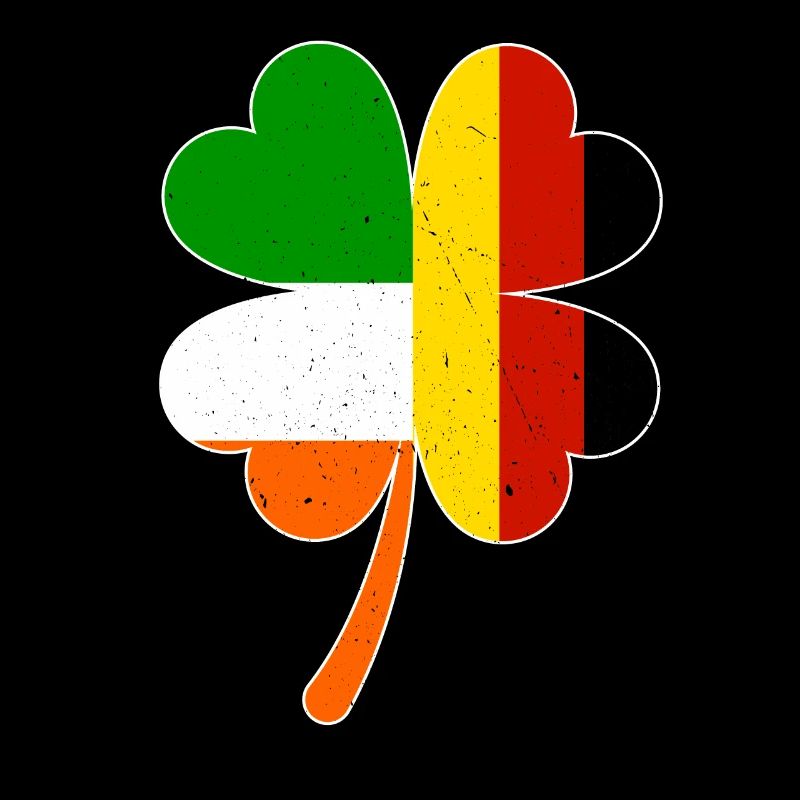 Trèfle français drapeau irlandais St Patricks Day
