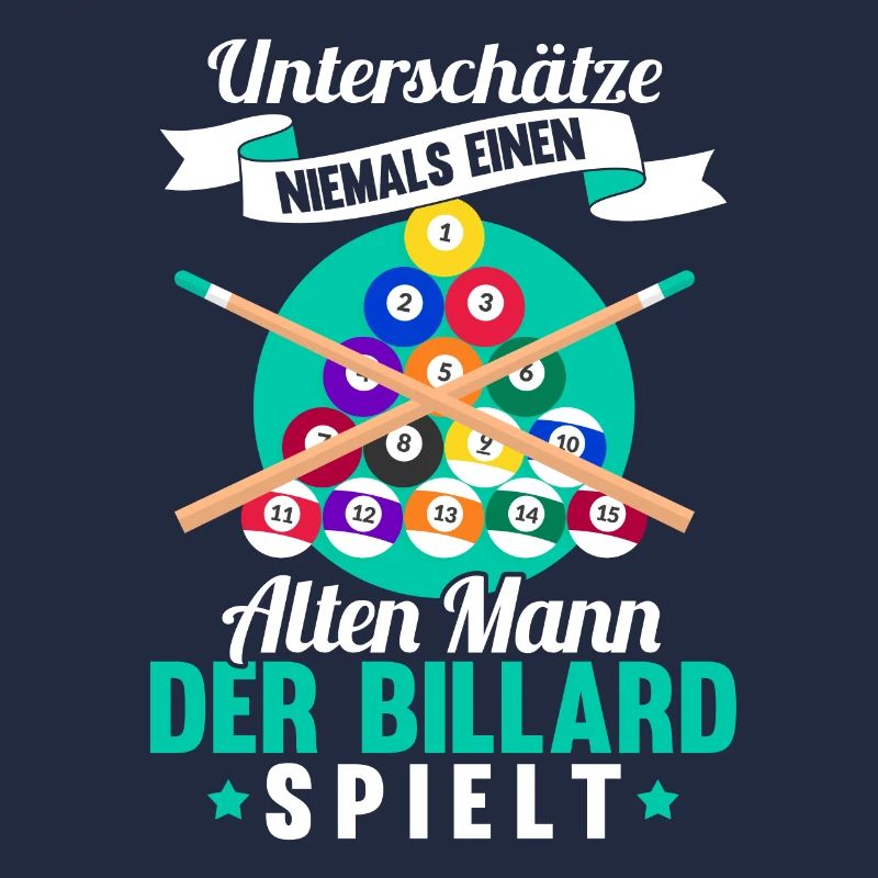 Lustig Spruch Billard Queue Billardkugel Geschenk