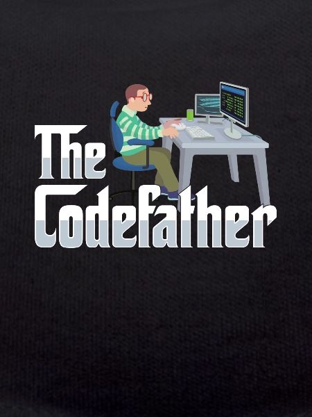 Lustiger IT-Abteilung-Softwareentwickler-Computer