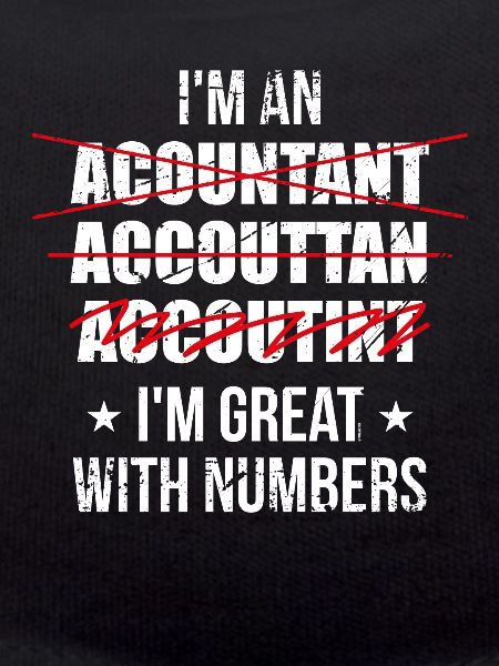 Accountant Great With Numbers