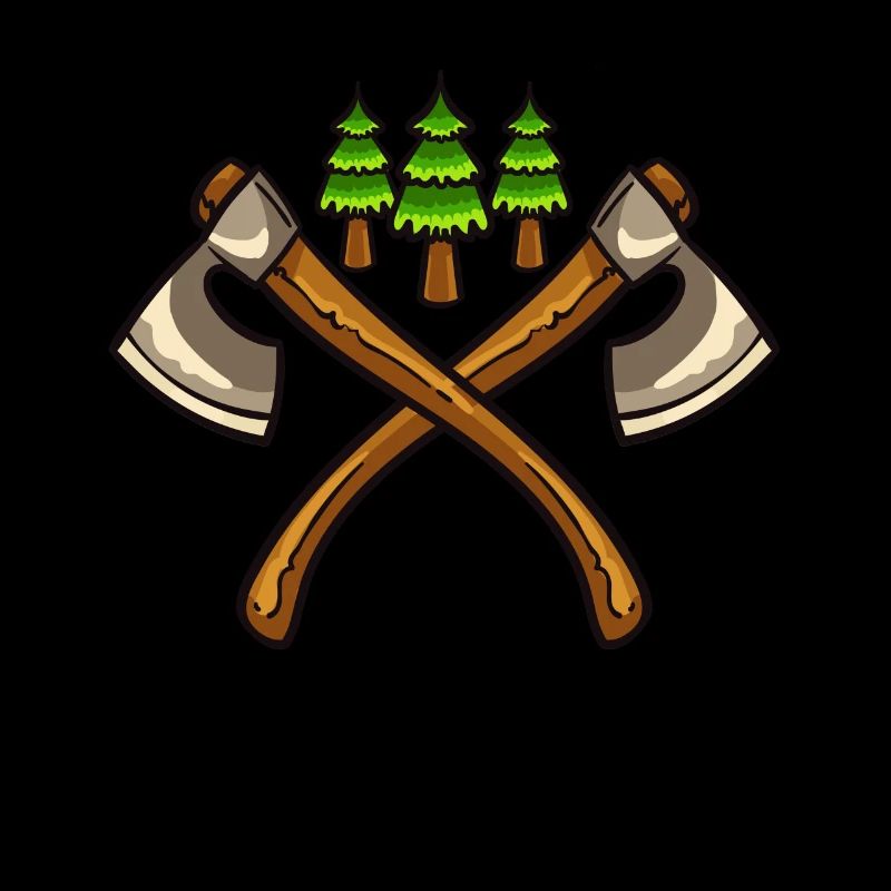 Forêt de bûcherons forestier